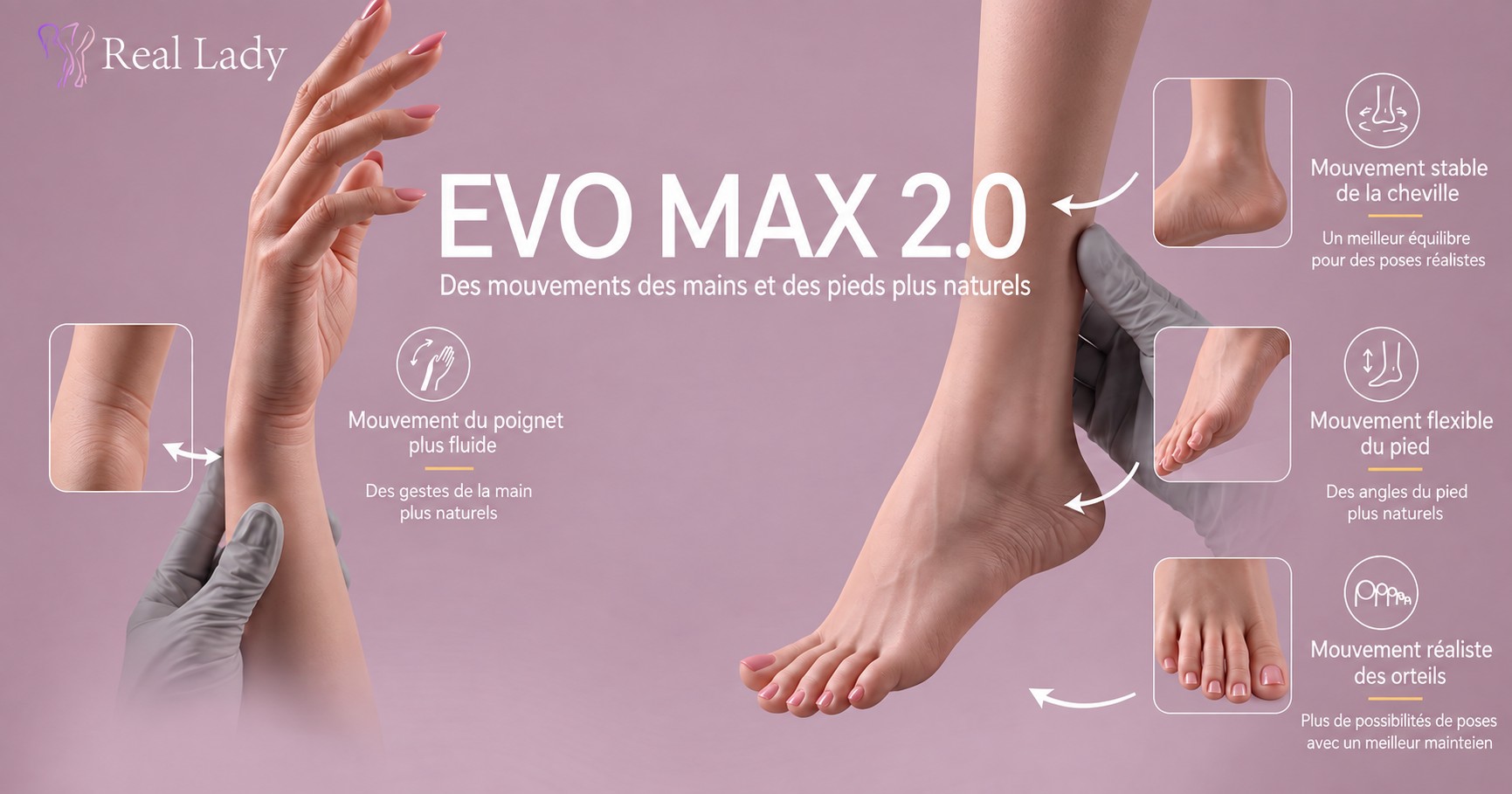 Real Lady EVO MAX 2.0 Squelette